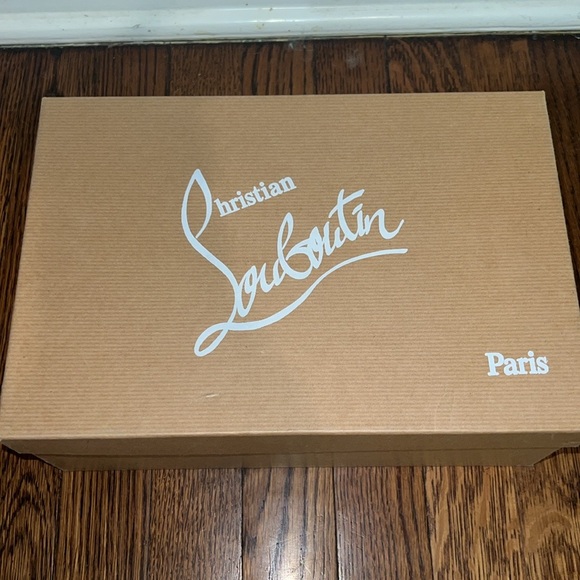 Christian Loubitin Almeria 120 Grey Leather Espadrilles - Picture 10 of 11